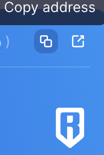 パソコン右上のパズルのマーク（Chromeの拡張機能マーク）をクリックし、「Roninマーク」をクリック→Roninウォレットのアドレスをコピー