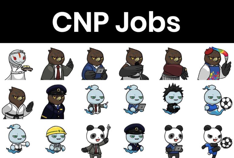国産ジェネラティブNFT「CNP jobs」の特徴と買い方・売り方【NFT始めたい初心者向け】