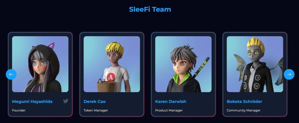 SleeFiの開発チーム