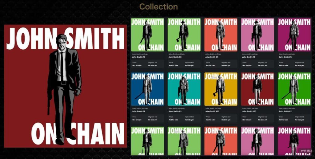 【NFT】John Smith On Chain(ジョン・スミス・オンチェイン)